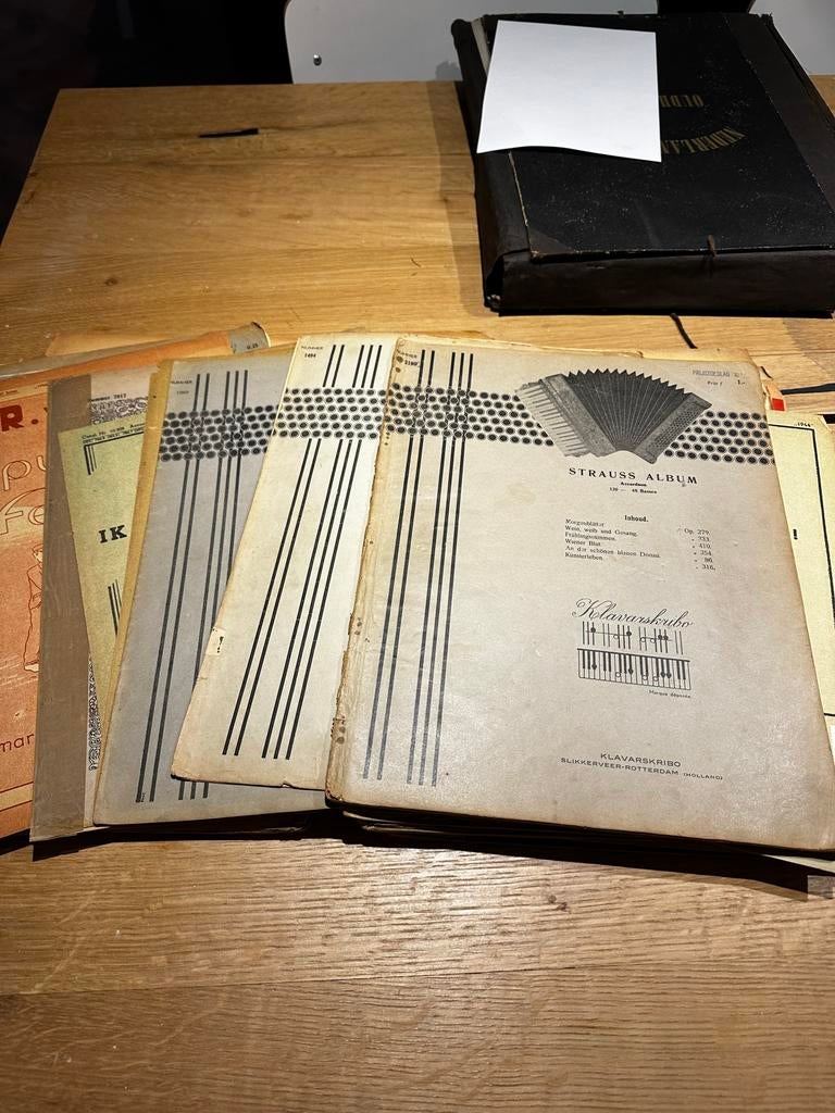 Accordeon Muziekboeken Klavarskribo (38 stuks), Muziek en Instrumenten, Gebruikt, Overige genres, Les of Cursus, Ophalen of Verzenden
