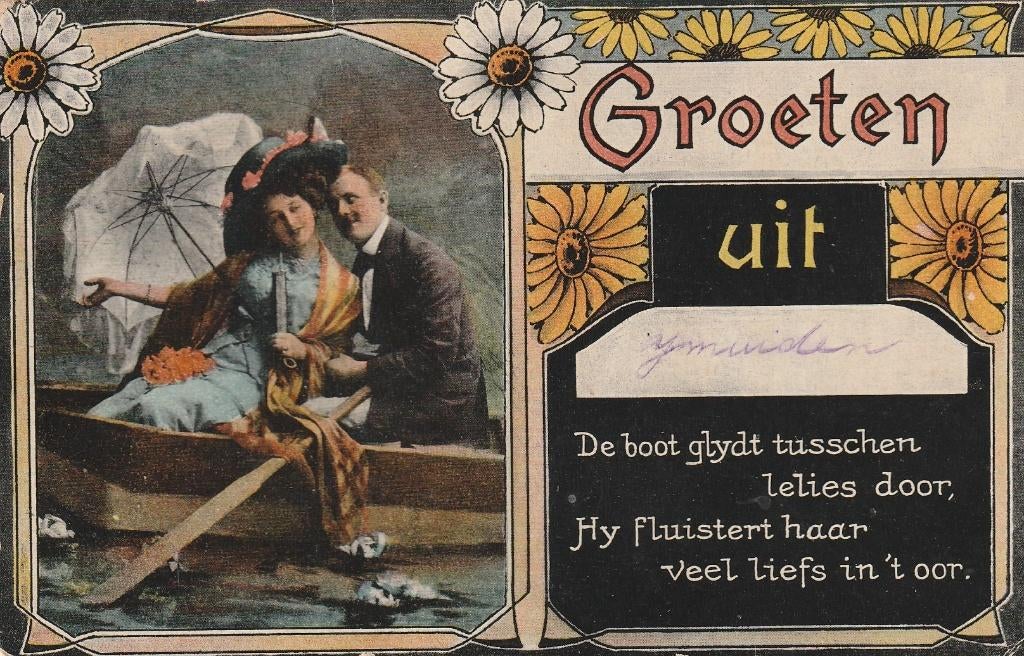 IJmuiden, Ophalen of Verzenden, Voor 1920, Gelopen, Noord-Holland