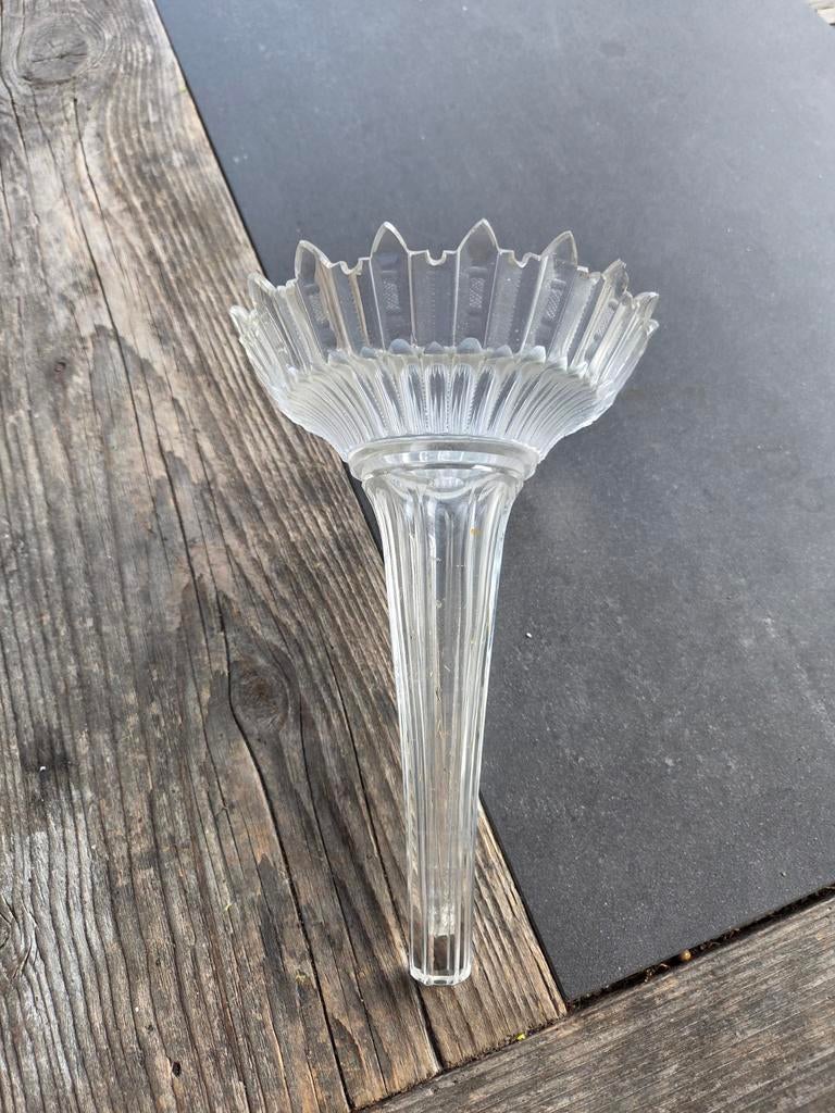 oude cornet vaas crystal, Antiek en Kunst, Ophalen of Verzenden