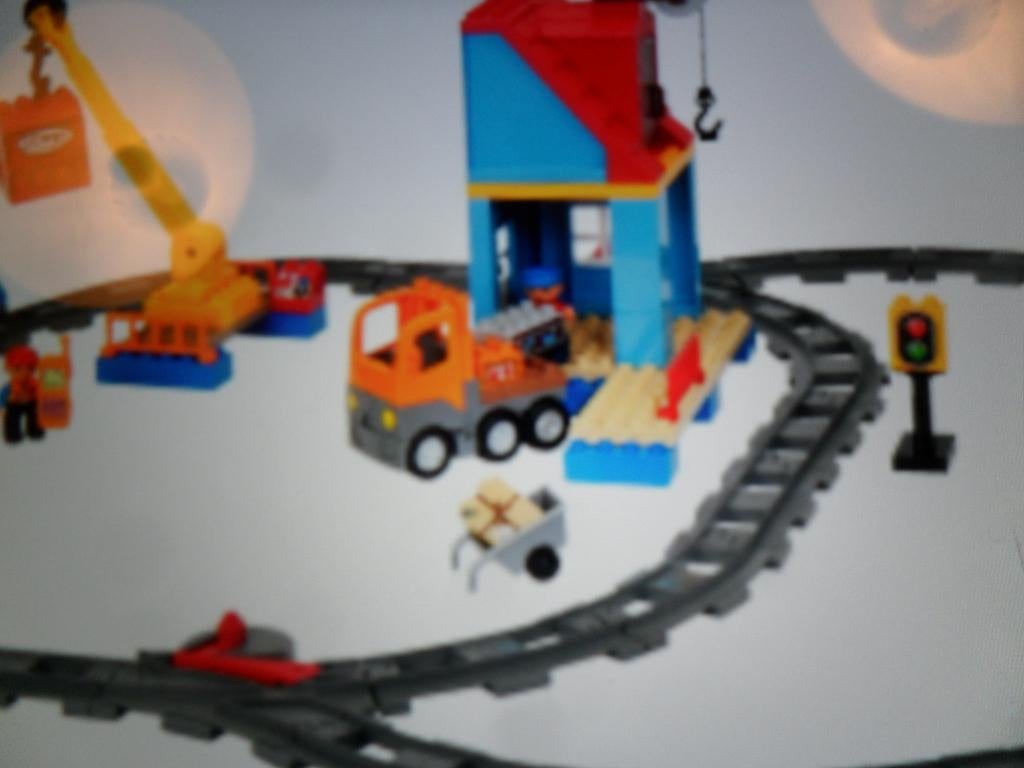 De luxe treinset 5609, Kinderen en Baby's, Speelgoed | Duplo en Lego, Ophalen of Verzenden, Zo goed als nieuw, Complete set, Duplo