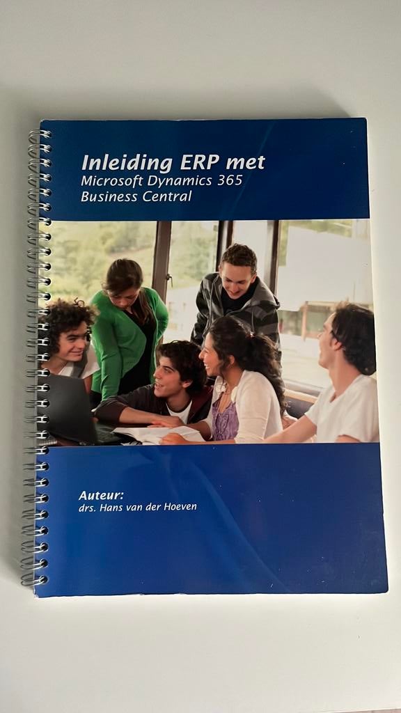 Inleiding ERP met Microsoft Dynamics 365 Business Central, Boeken, Ophalen of Verzenden, Hans van der Hoeven, Management, Zo goed als nieuw