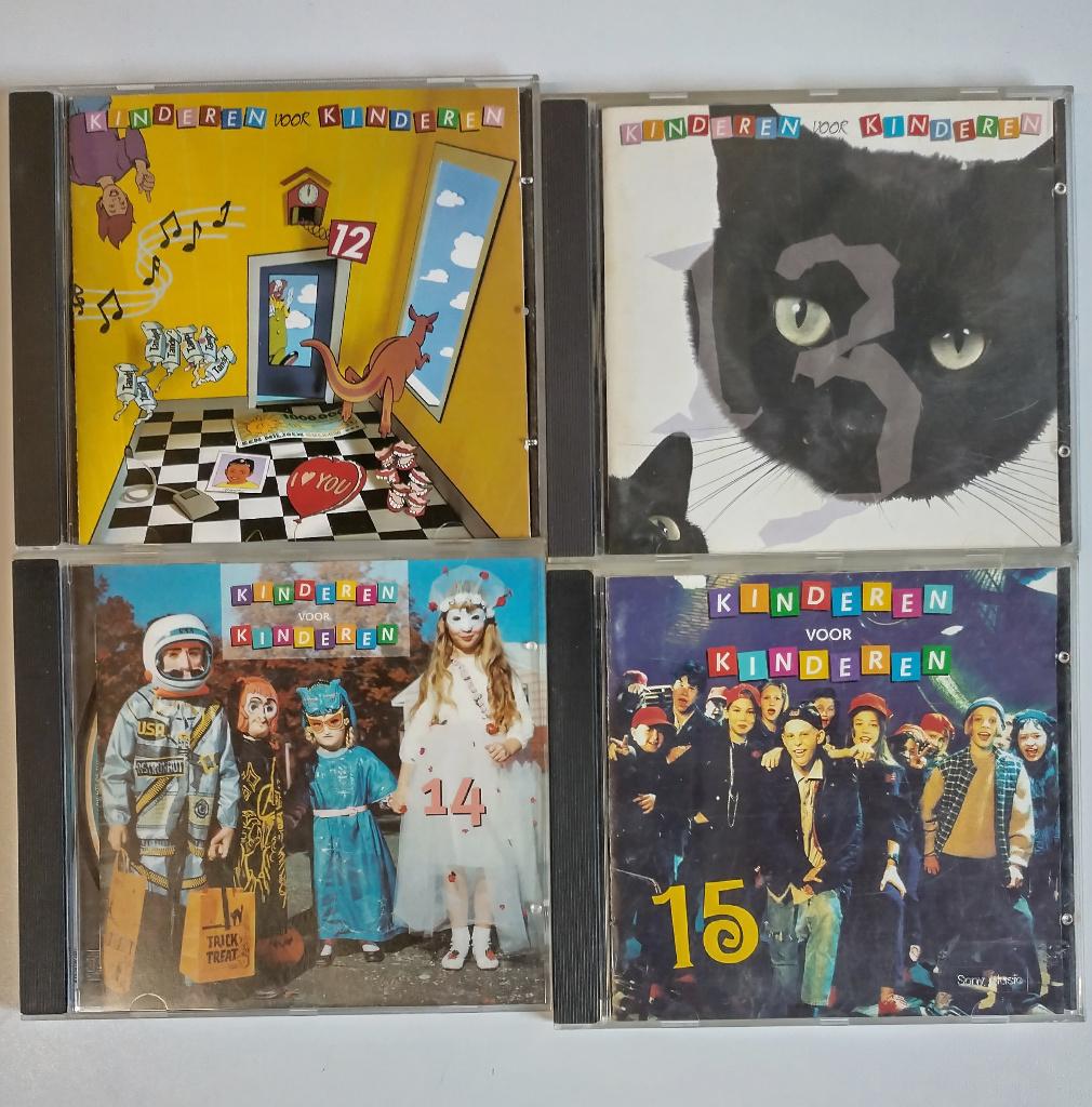 4 x CD Kinderen voor Kinderen 12 t/m 15 (VARAgram 1991-1994), Ophalen of Verzenden, Gebruikt, Muziek, 6 tot 9 jaar
