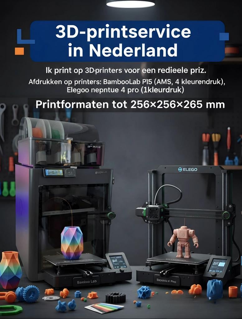 3D-printen, mooie prijs, lees de beschrijving, Ophalen of Verzenden
