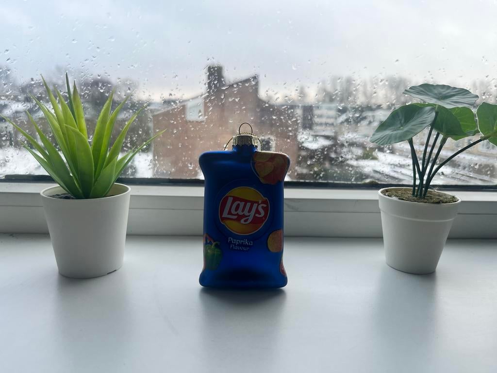 Leuke lay’s kerst bal, Diversen, Kerst, Ophalen of Verzenden