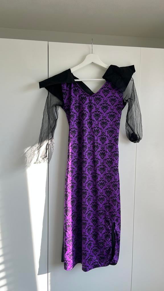 Heksenjurk met hoed, Ophalen of Verzenden, Zo goed als nieuw, Carnaval