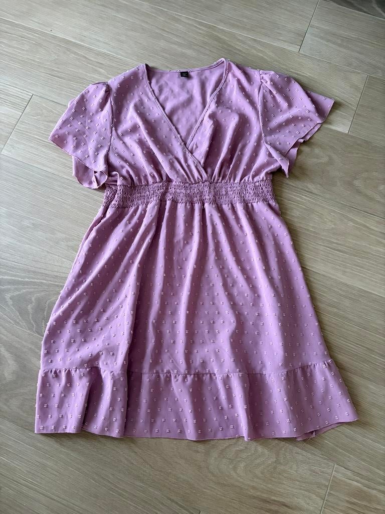 Lila shein curve jurk, Kleding | Dames, Grote Maten, Ophalen of Verzenden, Zo goed als nieuw, Paars, Jurk