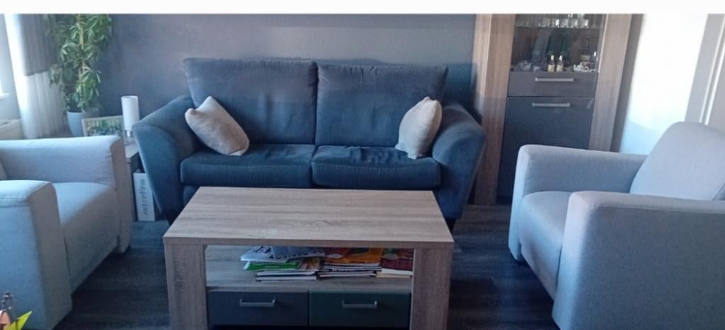 Bank met fauteuils, Ophalen, Gebruikt