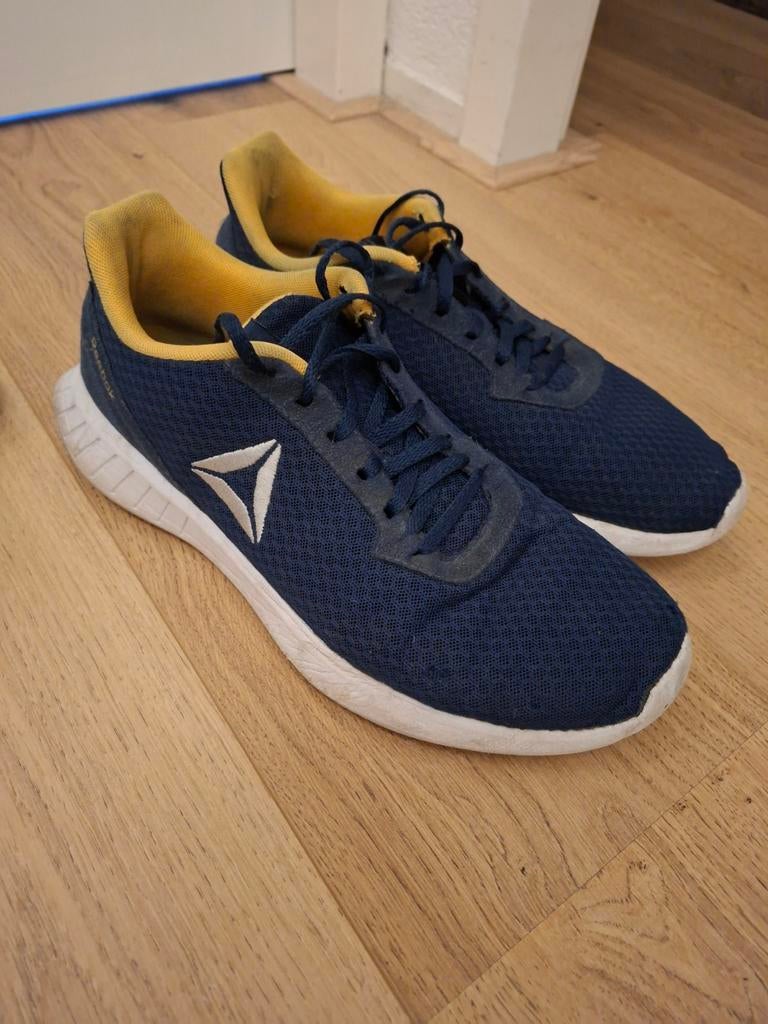 Reebok Sneakers Blauw/Geel Maat 44, Kleding | Heren, Schoenen, Blauw, Ophalen of Verzenden, Sneakers of Gympen, Reebok