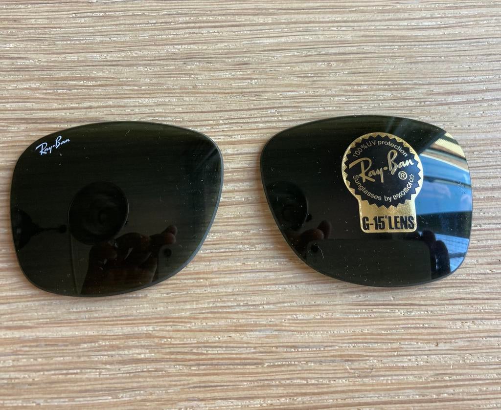 Glazen Ray Ban Wayfarer 2140 50-22 5022 nieuw G15, Zonnebril, Nieuw, Ophalen of Verzenden, Ray-Ban