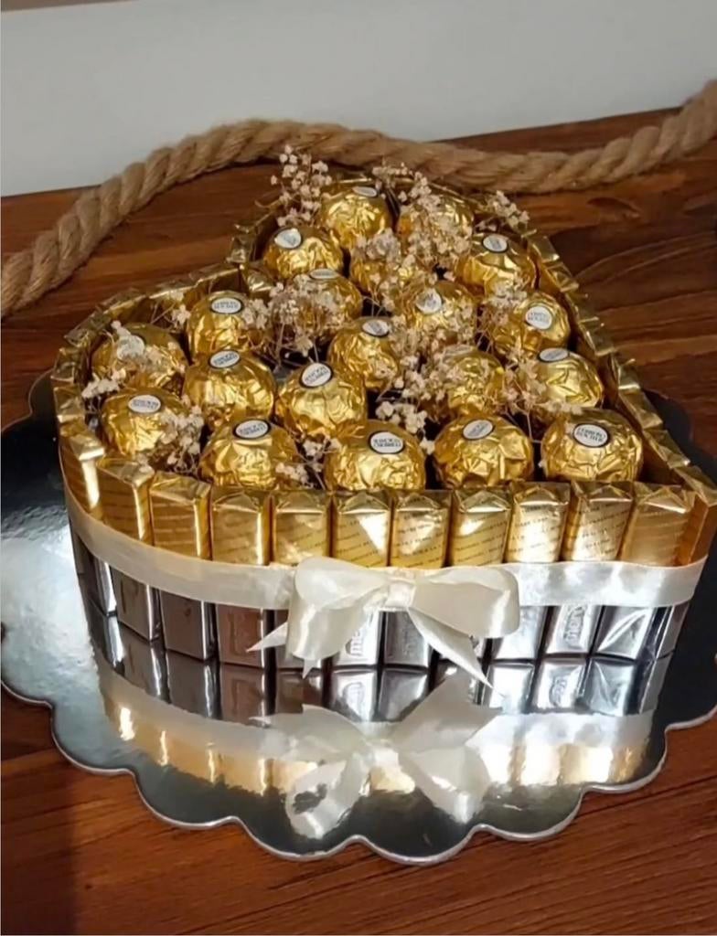 Cadeau met chocola, Ophalen of Verzenden, Zo goed als nieuw