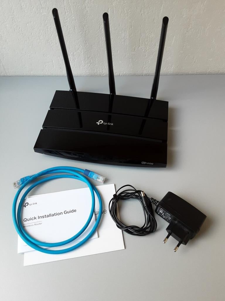 TP-Link AC1200 wireless dual band gigabit router ArcherC1200, Ophalen of Verzenden, Zo goed als nieuw