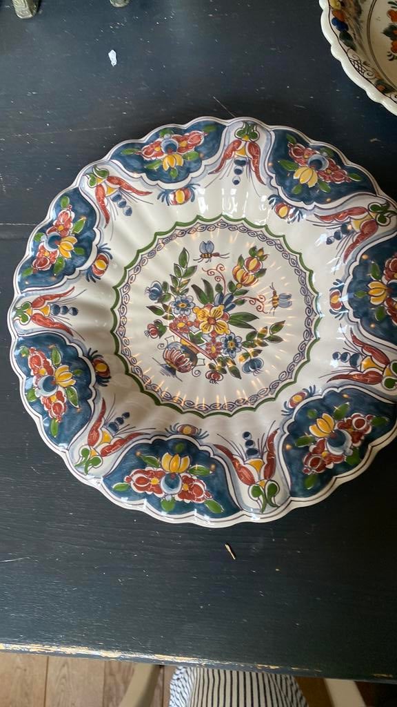 2 wandborden en 1 op pootjes royal Goedewaagen, makkum Delft, Ophalen of Verzenden