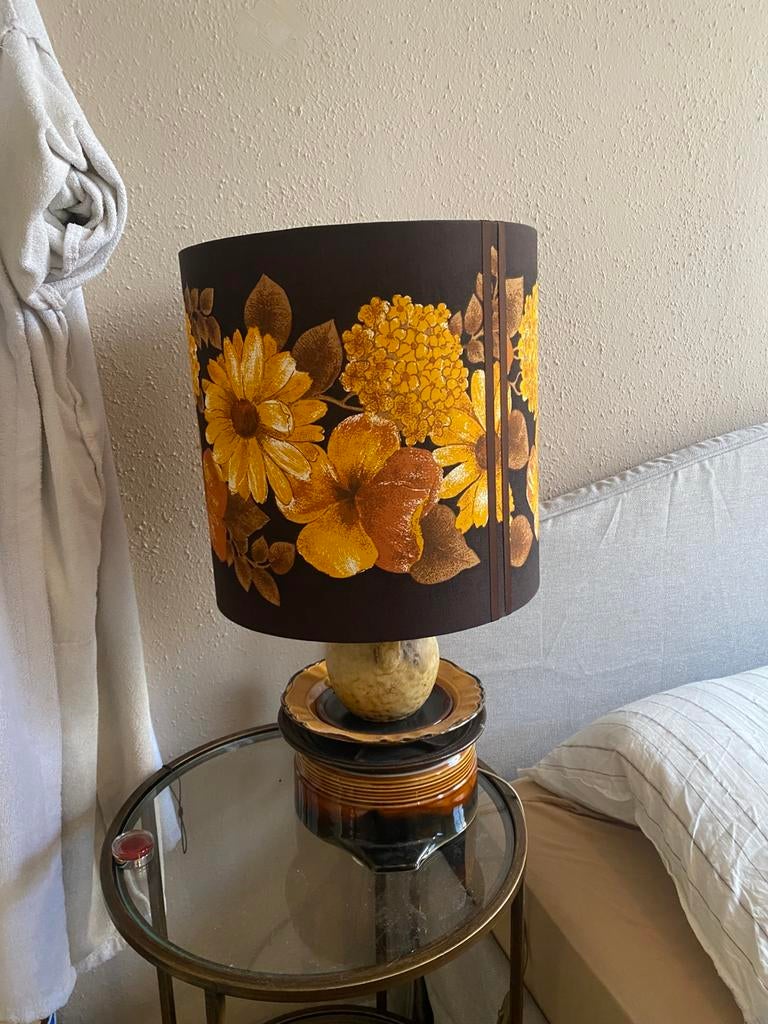 Vintage lamp, Huis en Inrichting, Lampen | Tafellampen, Ophalen, Zo goed als nieuw, Minder dan 50 cm