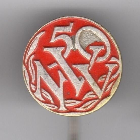 Speldje NVV VAKBOND 50 JAAR (A2), Verzenden, Gebruikt, Overige onderwerpen