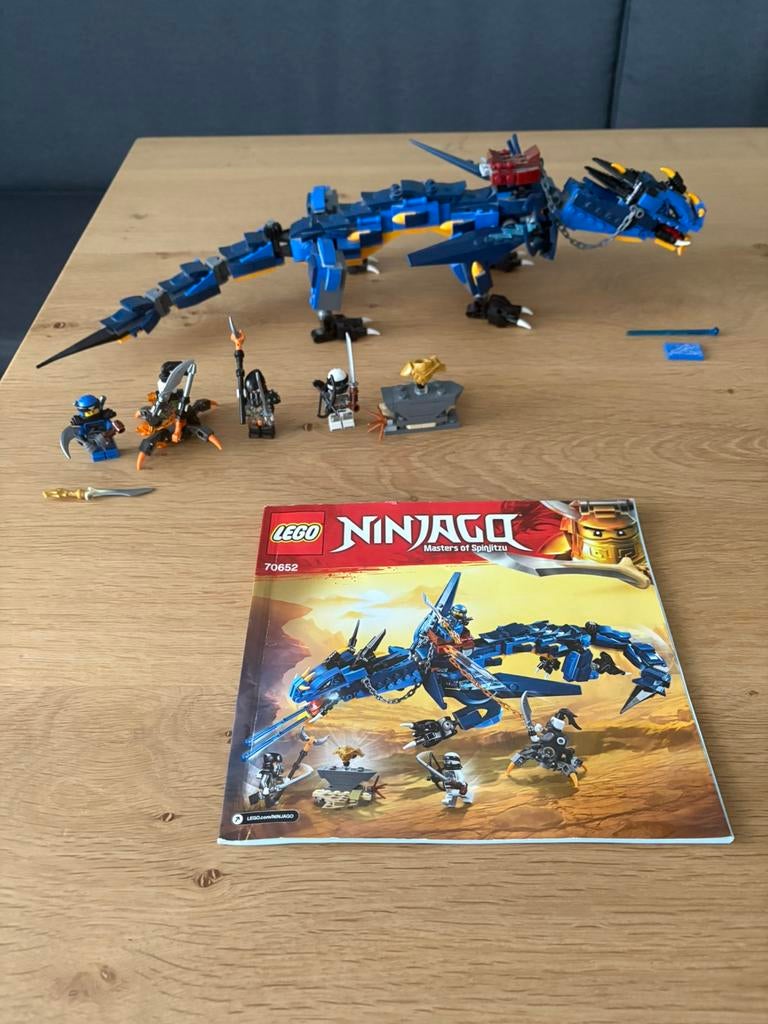 LEGO NINJAGO Stormbringer Draak - 70652, Ophalen, Zo goed als nieuw, Complete set, Lego