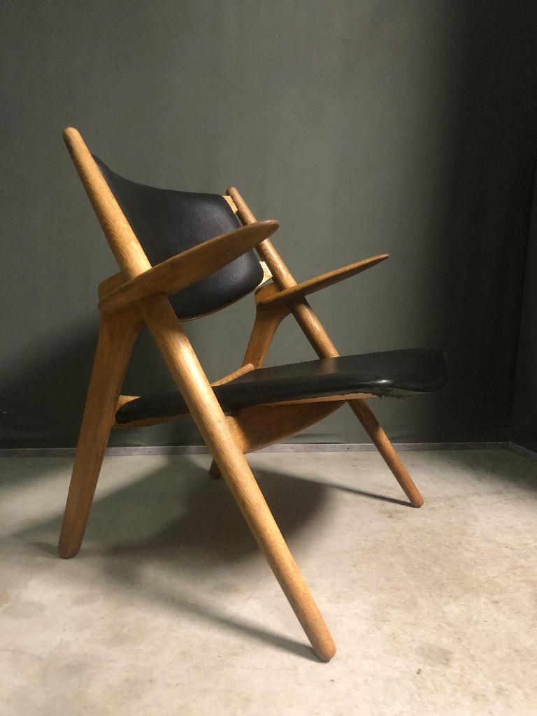 HANS J. WEGNER CH-28 CARL HANSEN (1950'S), Ophalen, Zo goed als nieuw, Minder dan 50 cm