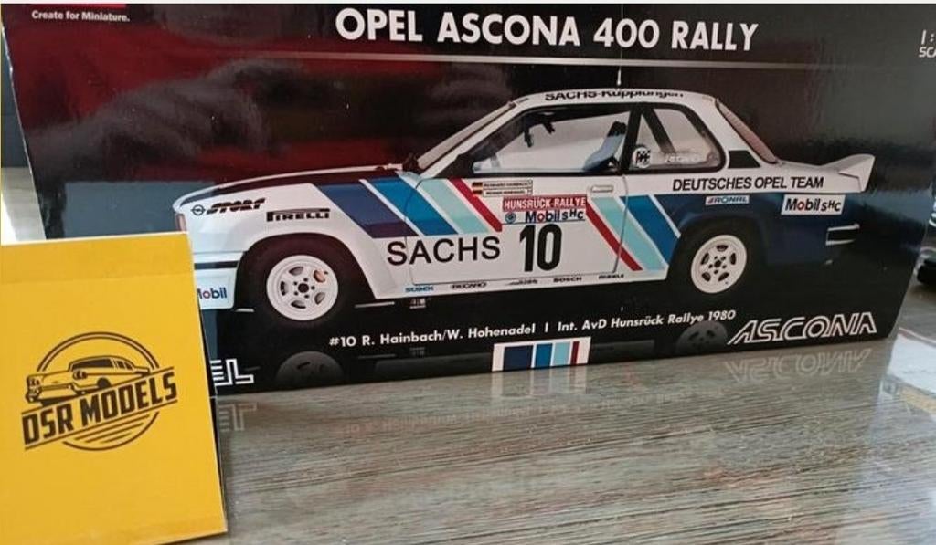 1:18 Opel Ascona 400 Rally #10, Hobby en Vrije tijd, Modelauto's | 1:18, S, Auto, R, Nieuw