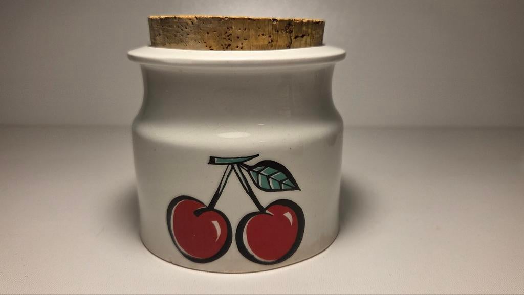 Arabia finland jampot kersen, Ophalen of Verzenden, Overige materialen, Pot, Bus of Blik