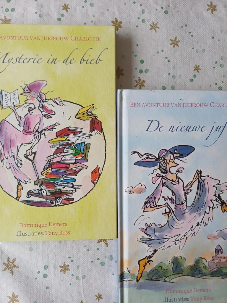 Dominique Demers - De nieuwe juf en Mysterie in de bieb, Ophalen of Verzenden, Zo goed als nieuw, Dominique Demers