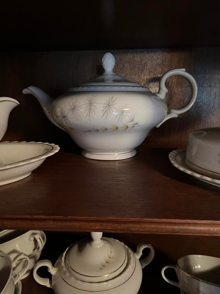 Oud Tsjecho-Slowakije Servies genaamd Thun -  met Bloemen, Ophalen