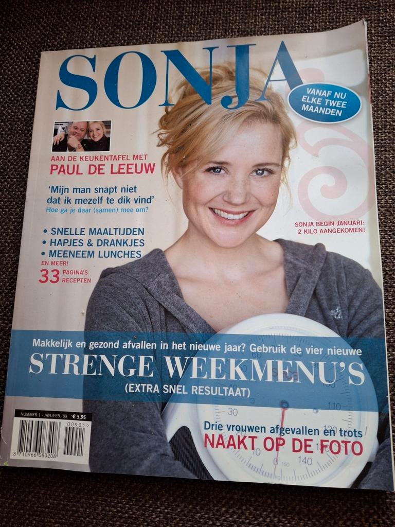 Sonja magazine afvallen nr 1 2009, Ophalen of Verzenden, Zo goed als nieuw, Damesbladen