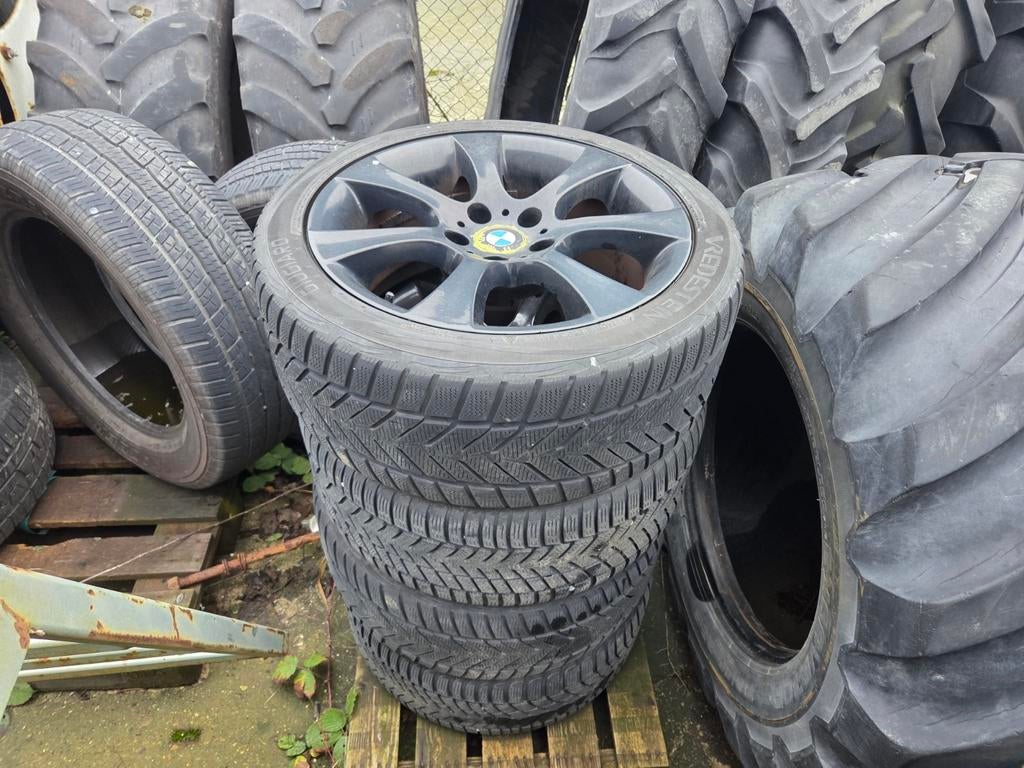 BMW E60 Velgen met Winterbanden, Auto-onderdelen, Banden en Velgen, Ophalen, Gebruikt, 16 inch, Banden en Velgen
