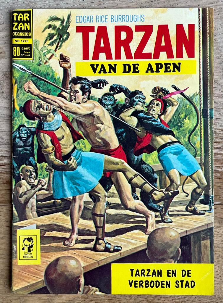 Classics Nederland #1275 Tarzan en de verboden stad, 1970, Verzenden, Europa, Gelezen, Eén comic