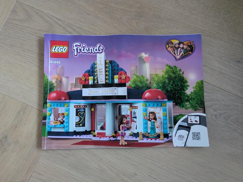 Lego Friends 41391 Bioscoop, Ophalen of Verzenden, Zo goed als nieuw, Complete set, Lego