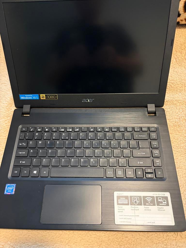 Acer Aspire 1 - Goedkoop en functioneel!, Gebruikt, Met videokaart, Qwerty, Minder dan 2 Ghz