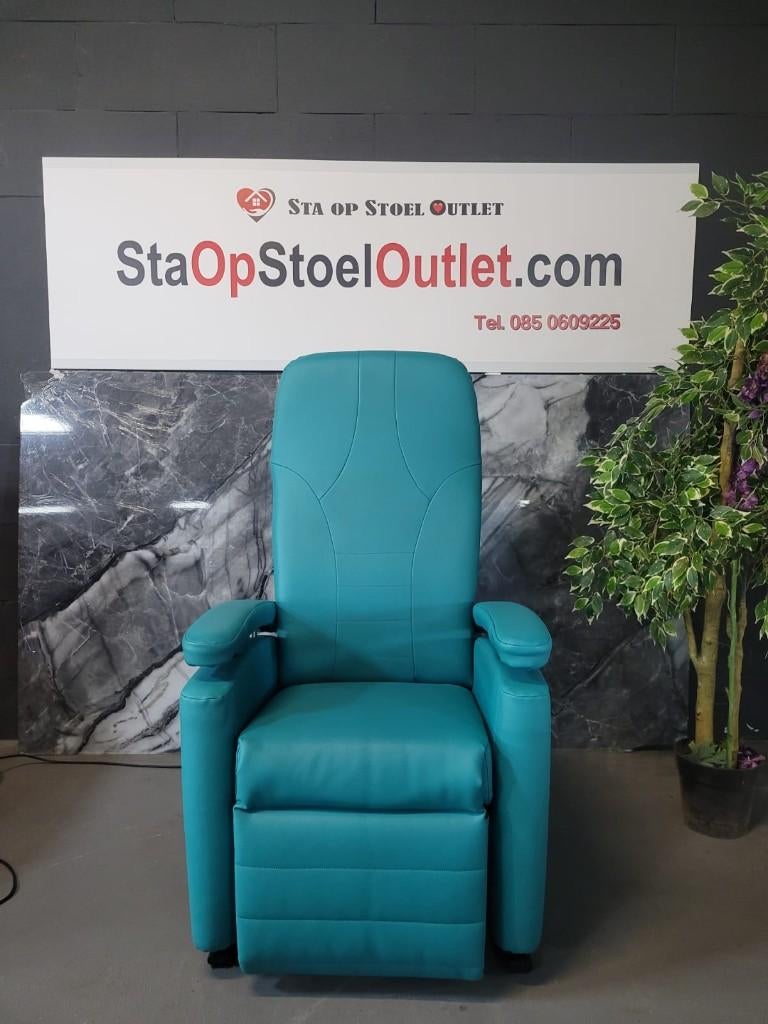 Fitform 570 Vario Turquoise Met Kantelfunctie, Minder dan 50 cm, Minder dan 75 cm, Leer, Ophalen of Verzenden