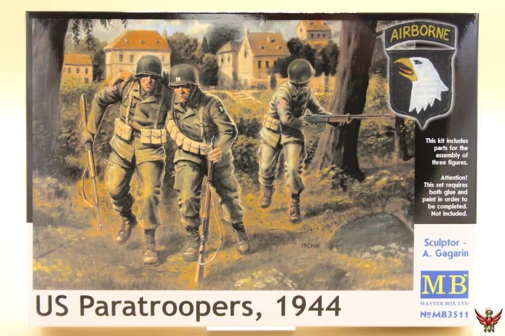 ROWASP | Master Box 1/35 US Paratroopers-1944, Master Box, Nieuw, Ophalen of Verzenden, Postbus 3029, 6802 DE  ARNHEM