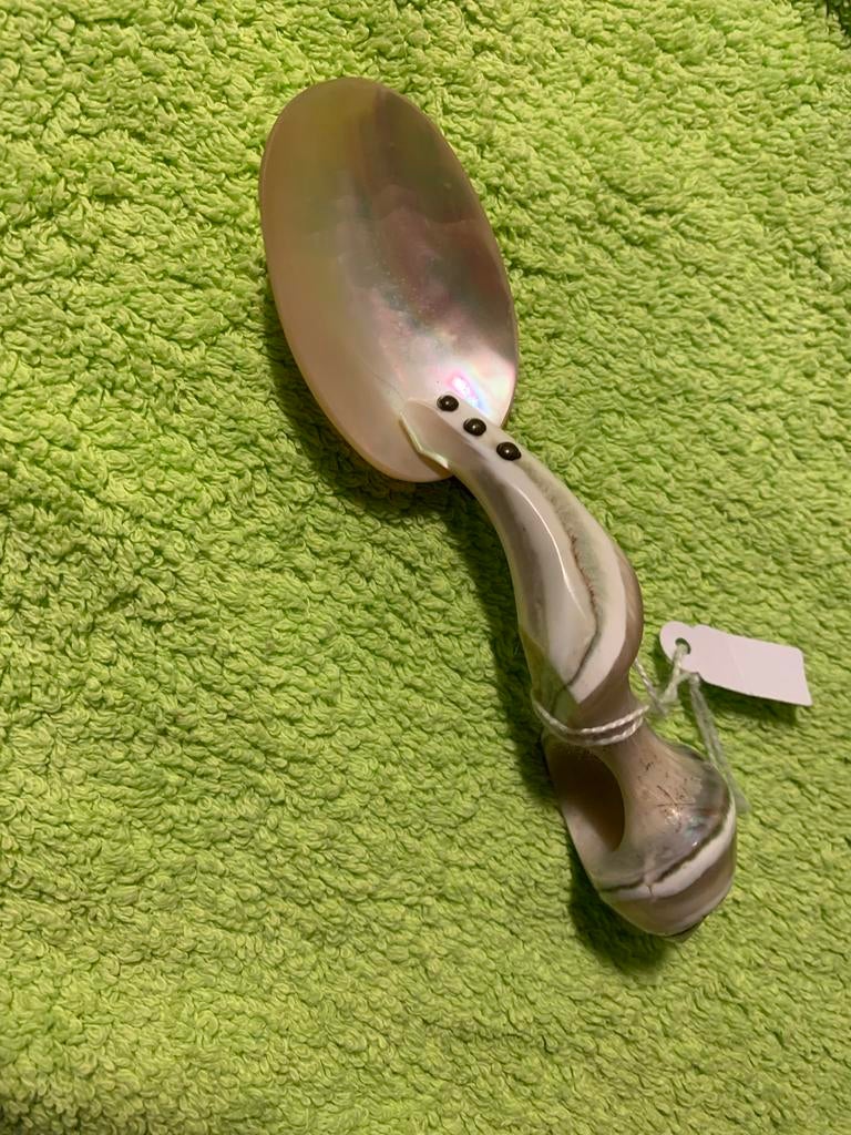 Schelp Lepel met uniek design, Ophalen of Verzenden