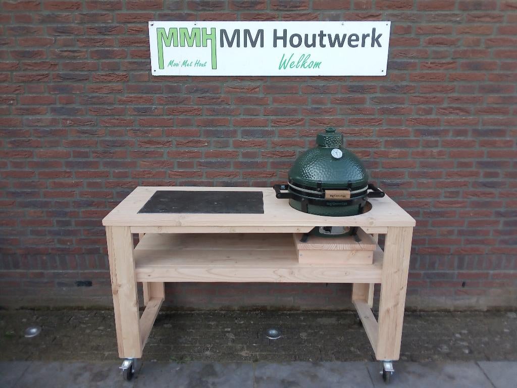 mini max tafel buitenkeuken green egg mini-max joe junior, Ophalen, Nieuw, Gas