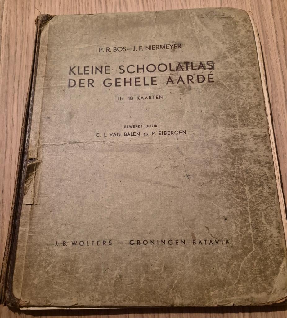 Kleine Bosatlas - 1939 - Historische Editie, Ophalen of Verzenden, P.R. Bos - F. Niermeyer