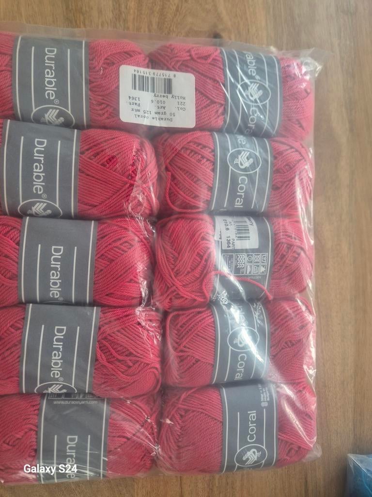 Durable Coral katoen - 10 Bollen, Hobby en Vrije tijd, Breien en Haken, Ophalen of Verzenden, Nieuw, Breien of Haken, Wol of Garen