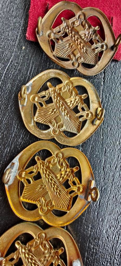 Baretemblemen Intendance direct,smal,brede en nato, Verzamelen, Ophalen of Verzenden, Landmacht, Nederland, Embleem of Badge