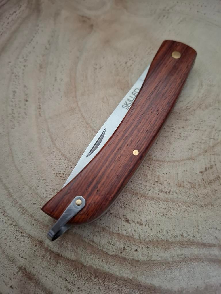 Skilled Homeij rvs zakmes met rozenhout greep en koordbeugel, Ophalen of Verzenden, Nieuw