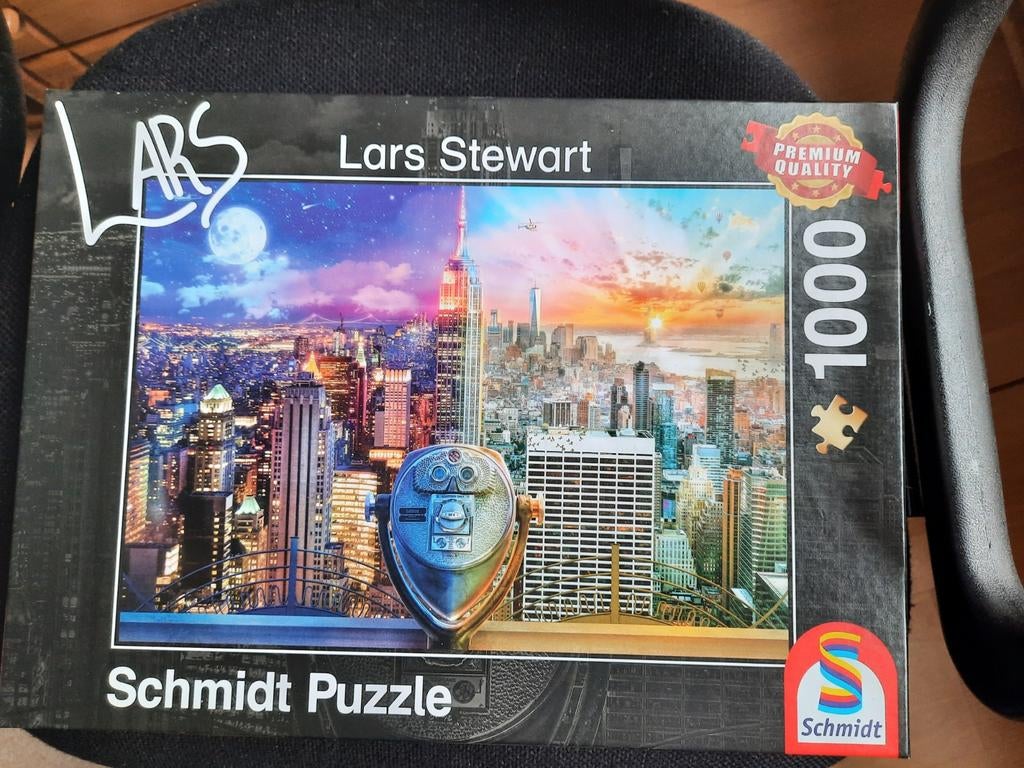 Schmidt Puzzle Lars Stewart New York 1000 stukjes, Ophalen of Verzenden, 500 t/m 1500 stukjes, Nieuw, Legpuzzel