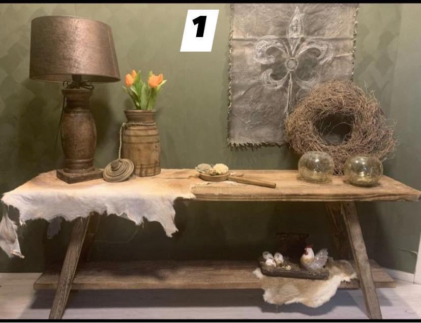 Steigerhouten  meubels alle kan op maat gemaakt worden, Ophalen of Verzenden, Nieuw, 25 tot 50 cm, Rechthoekig