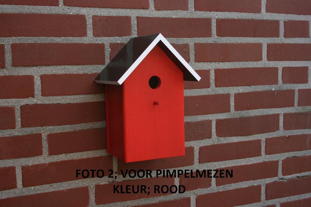Houten vogelhuisjes - nestkastjes – nestkastje - nestkast, Ophalen of Verzenden, Nieuw