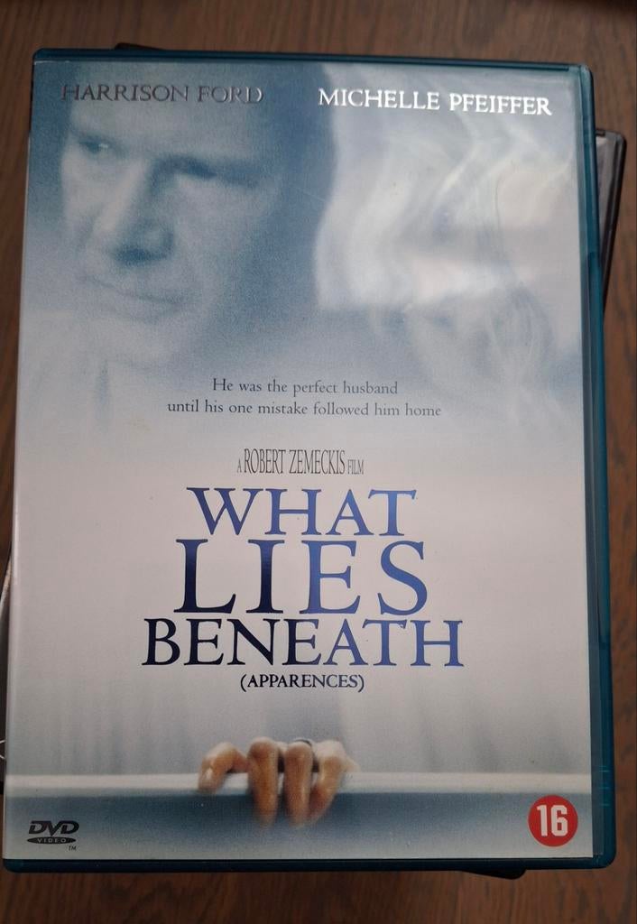 What Lies Beneath DVD - Harrison Ford, Michelle Pfeiffer, Vanaf 16 jaar, Ophalen of Verzenden, Zo goed als nieuw, Drama