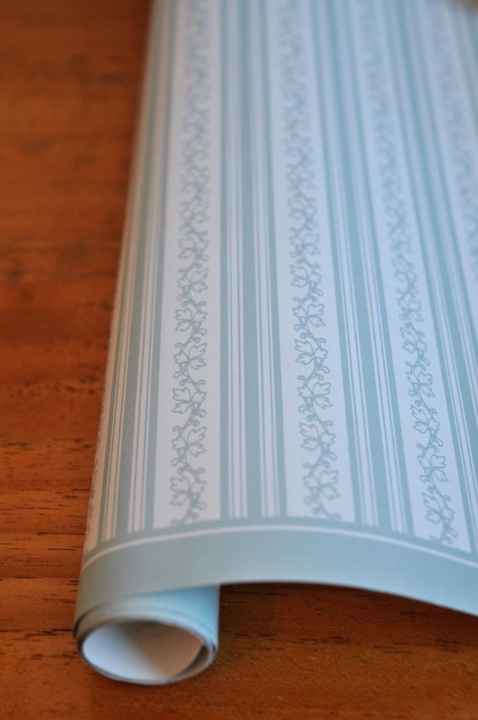 Vintage Poppenhuis Behang Vloerbedekking Zeil Vloer, Ophalen of Verzenden, Zo goed als nieuw, Gebruiksvoorwerp