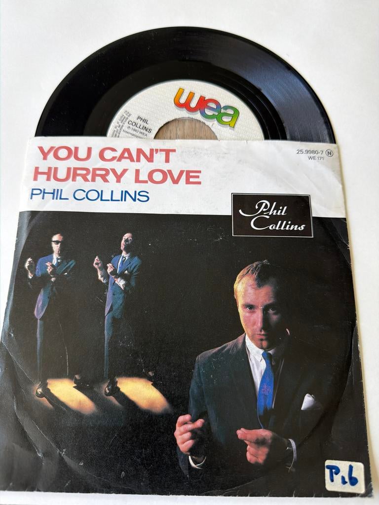Phil Collins - You Can't Hurry Love vinyl single, Ophalen, Gebruikt, 7 inch, Single