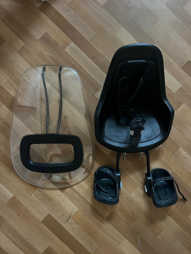 Bobike One Mini voorzitje / fietsstoeltje (Grijs), Fietsen en Brommers, Ophalen, 0 t/m 18 kg, Voorzitje, Bobike One