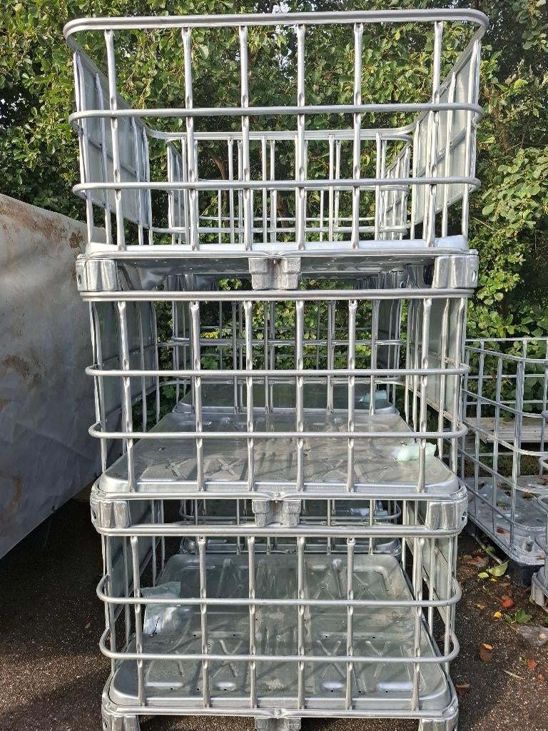 IBC kratten klein formaat voor haardhout/hooi/stro halve m3, Tuin en Terras, Haardhout, Minder dan 3 m³, Ophalen, Overige houtsoorten