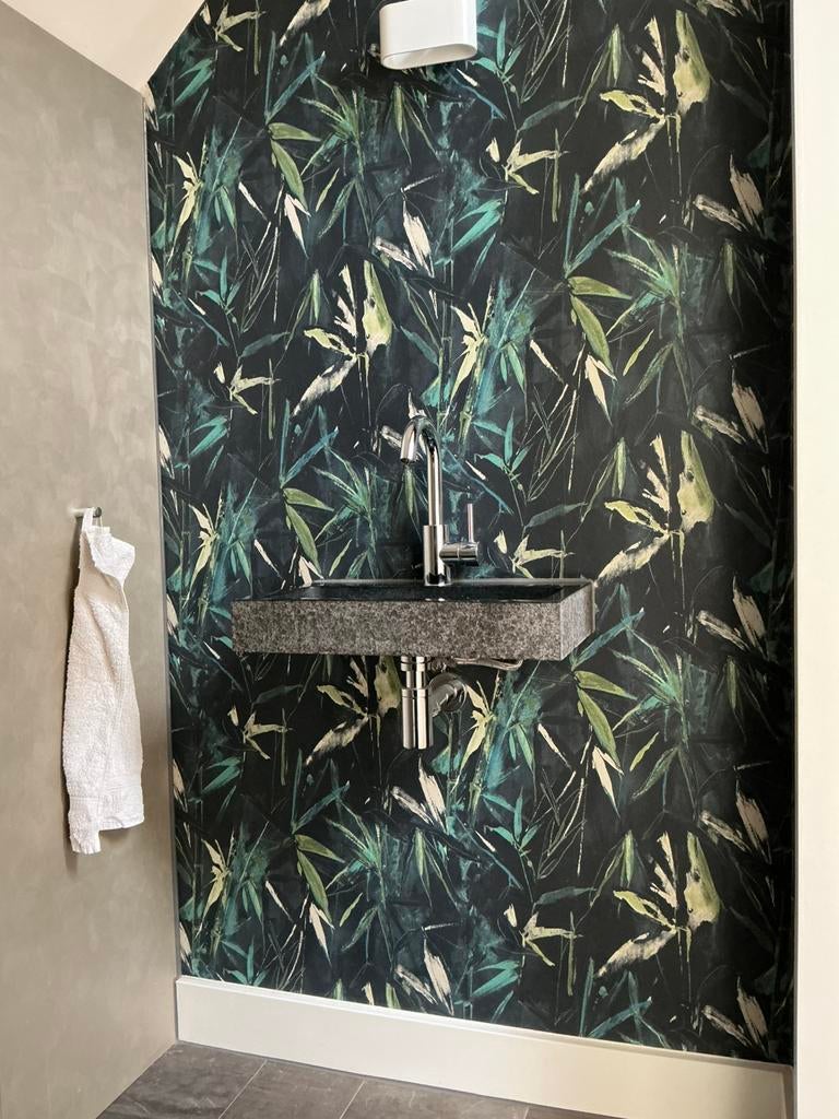 Restanten behang Masureel - Helium Carizzo Ocean IUM109, Ophalen of Verzenden, Minder dan 10 m², Groen