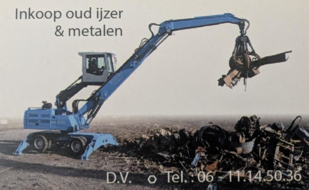 Oud ijzer en metalen gevraagd., Ophalen