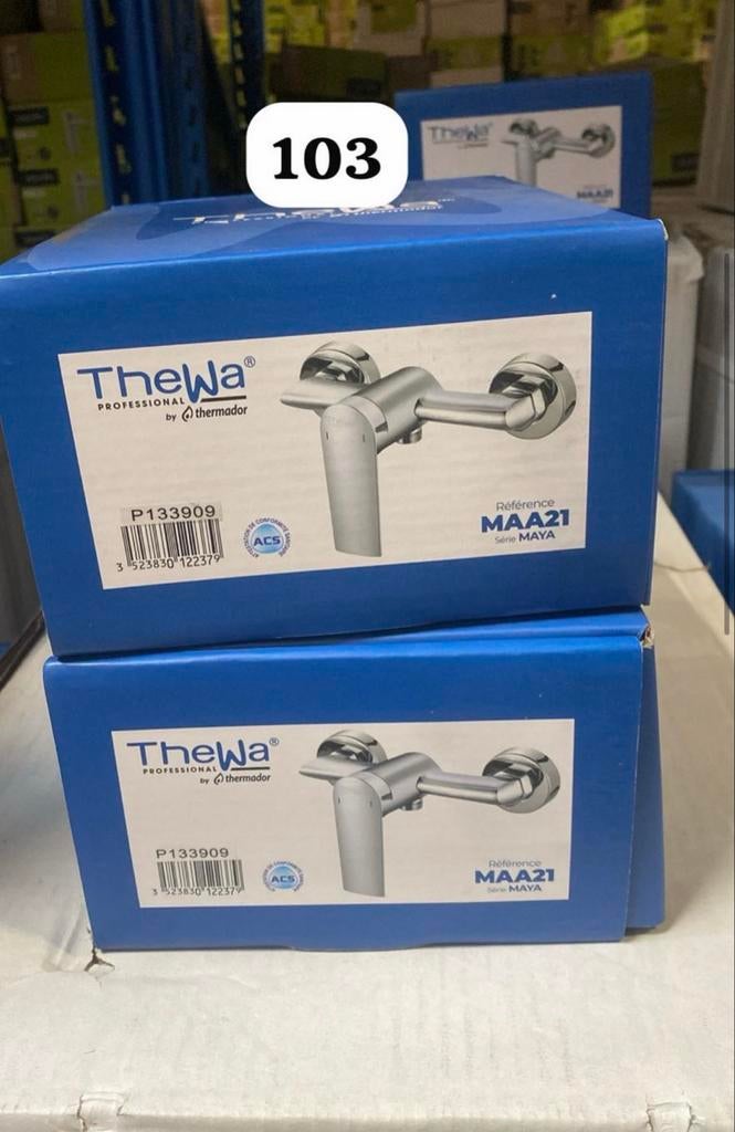 Partij 103x TheWa douche mengkraan nieuw in doos, Doe-het-zelf en Verbouw, Sanitair, Ophalen of Verzenden, Nieuw, Douche