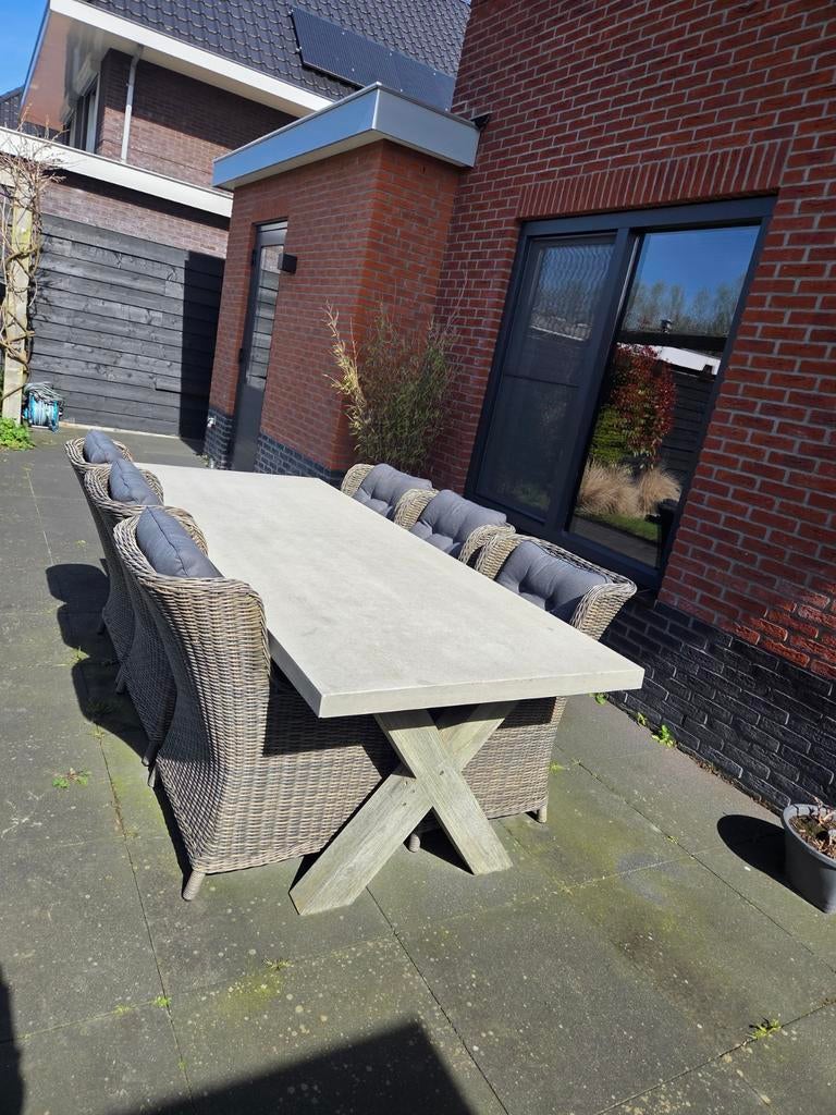 Stevige polymeren composieten eettafel voor 8 personen, Ophalen