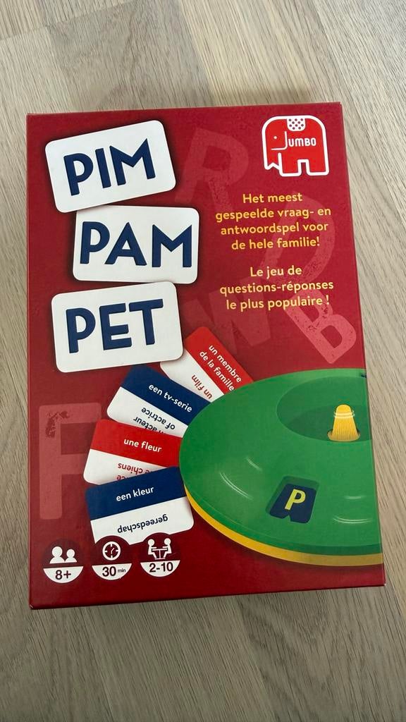 Pim Pam Pet spel, Drie of vier spelers, Verzenden, Zo goed als nieuw
